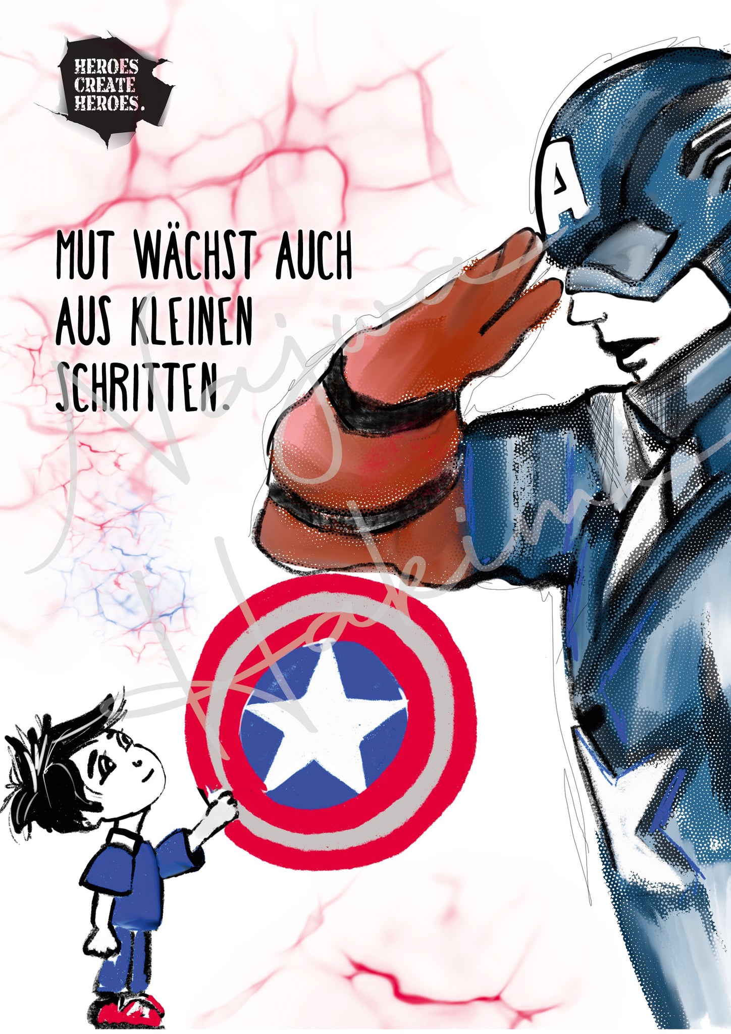 Mut wächst auch aus kleinen Schritten